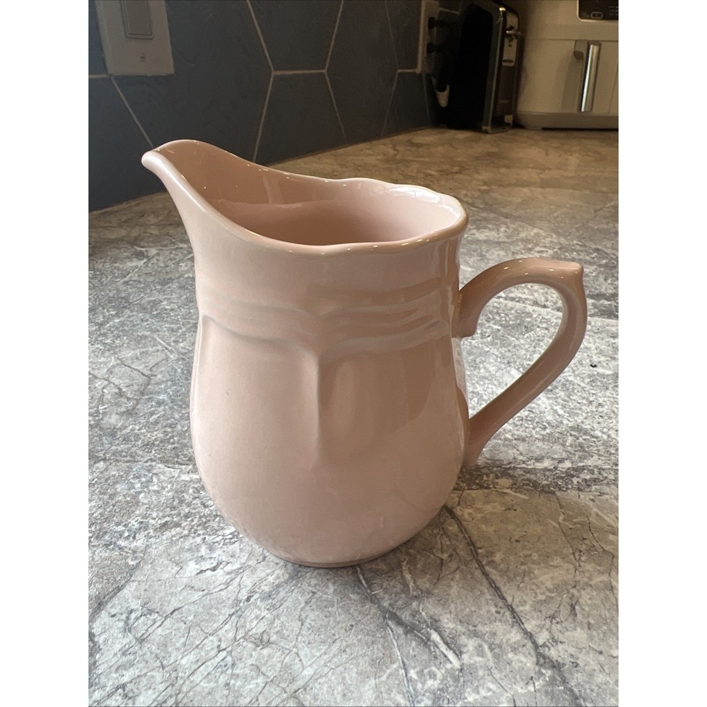 French Country Peach 10 Strawberry St Creamer Jar
